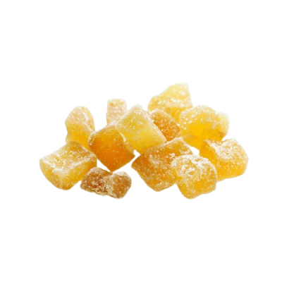 Dried diced ginger (bulk) organic